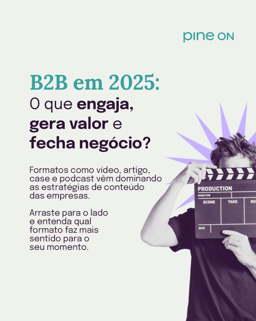 formatos de conteúdo para B2B